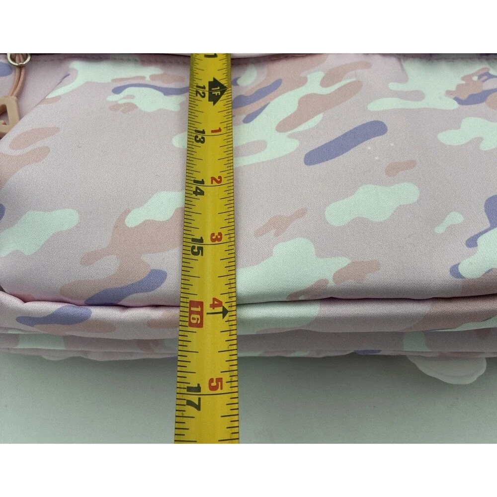 camolauge pink back pack with lunch bag&pencil case nylon large capacity school